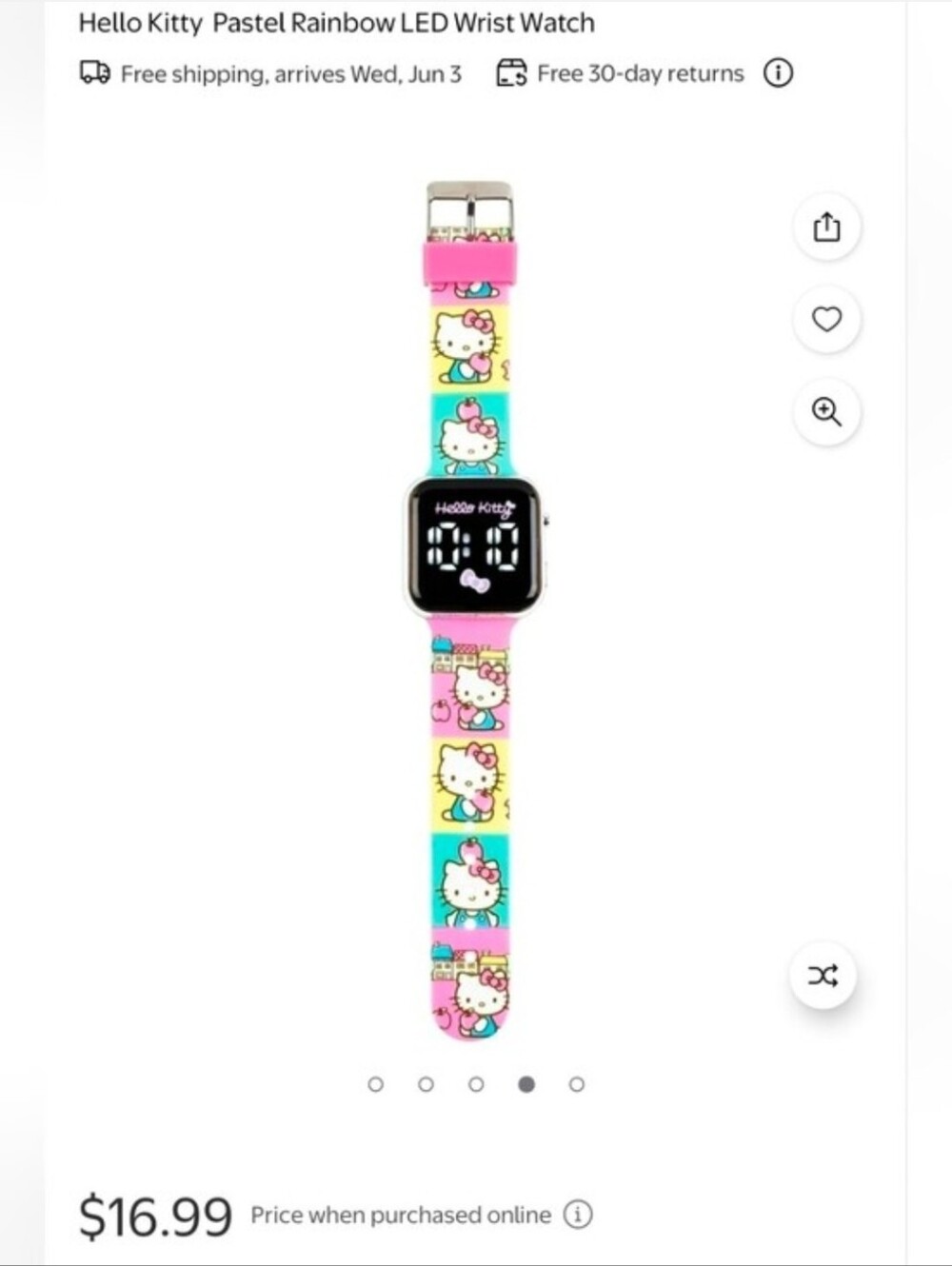 LED Hello Kitty Watch - Picture 4 of 4